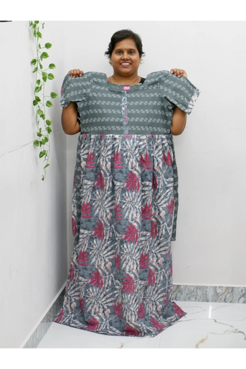 Frock Style Cotton Nighty – Soft & Flowing Fit