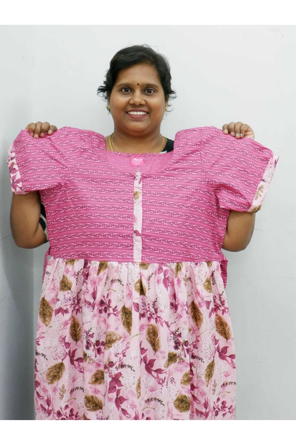 Frock Style Cotton Nighty – Soft & Flowing Fit