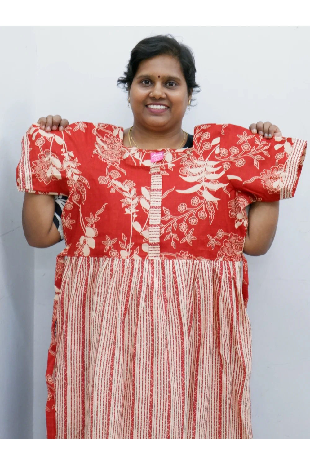 Frock Style Cotton Nighty – Soft & Flowing Fit