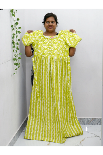 Frock Style Cotton Nighty – Soft & Flowing Fit