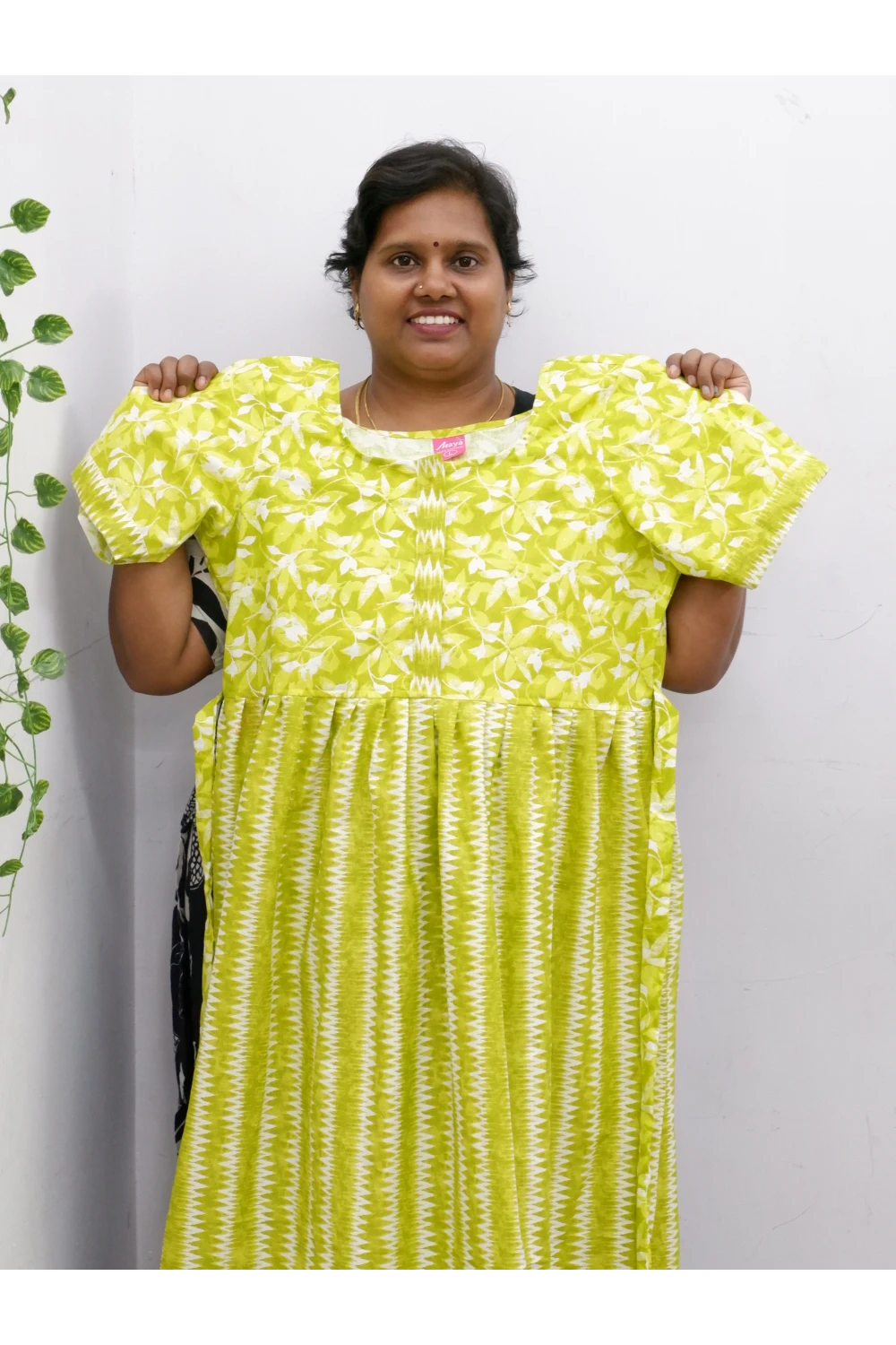 Frock Style Cotton Nighty – Soft & Flowing Fit