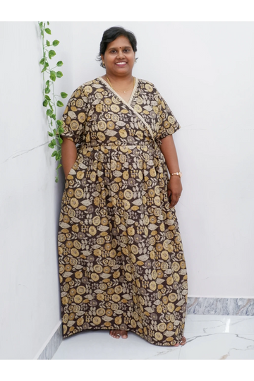 Zipless Pure Cotton Nighty for Women – Soft & Comfortable Wear