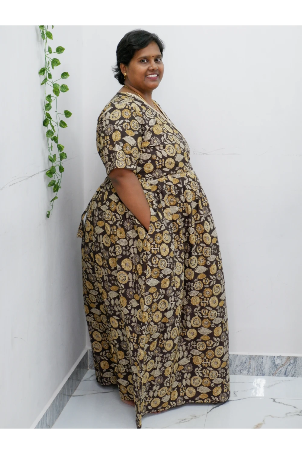 Zipless Pure Cotton Nighty for Women – Soft & Comfortable Wear