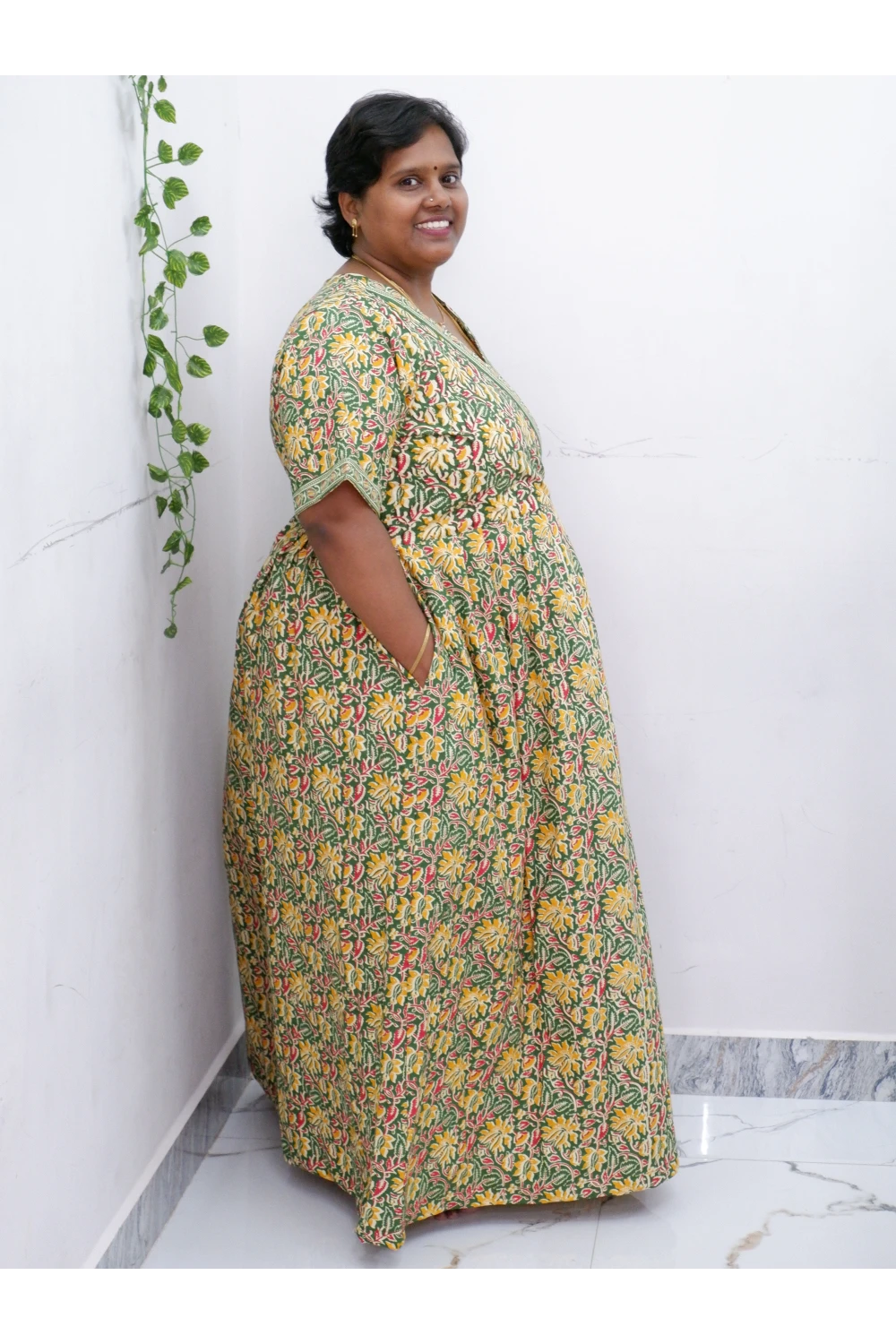 Zipless Pure Cotton Nighty for Women – Soft & Comfortable Wear