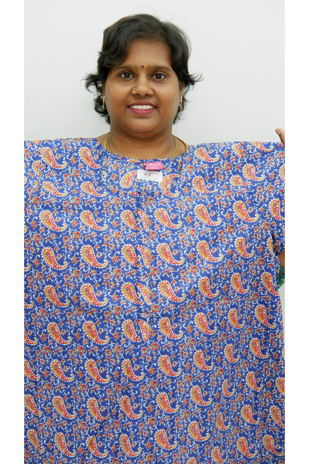 Elegant Zip Nighty – Jyothi Cotton Breeze