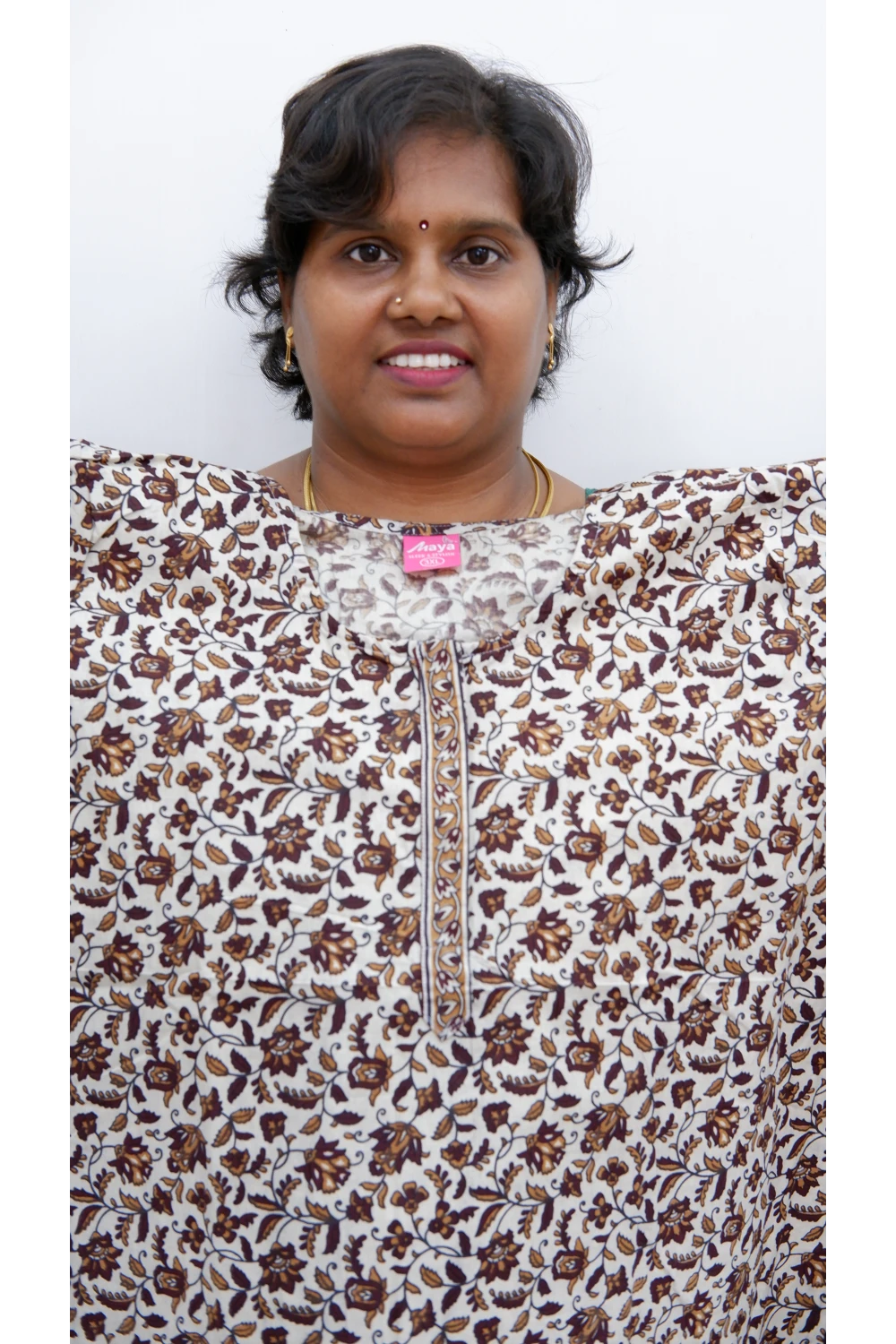 Elegant Zip Nighty – Jyothi Cotton Breeze