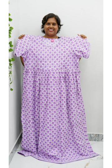 Comfort Fit Maternity Nighty – Side Zip Design
