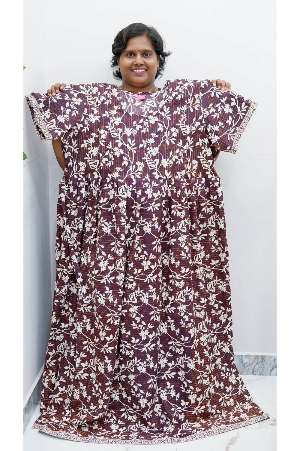 Comfort Fit Maternity Nighty – Side Zip Design