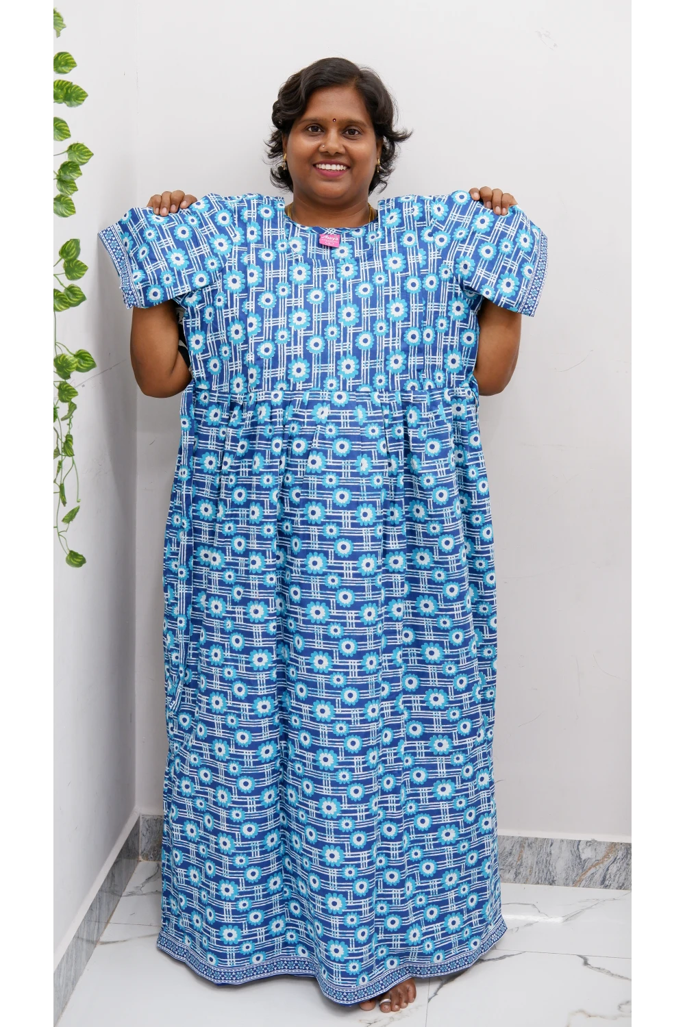 Comfort Fit Maternity Nighty – Side Zip Design