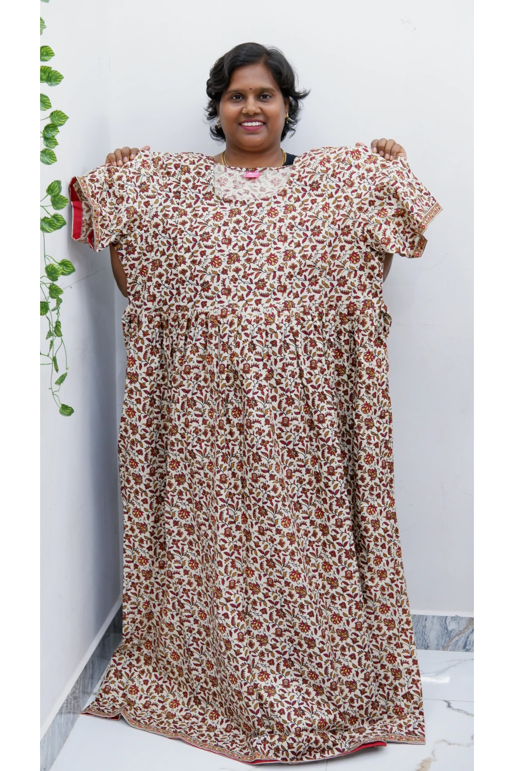 Comfort Fit Maternity Nighty – Side Zip Design