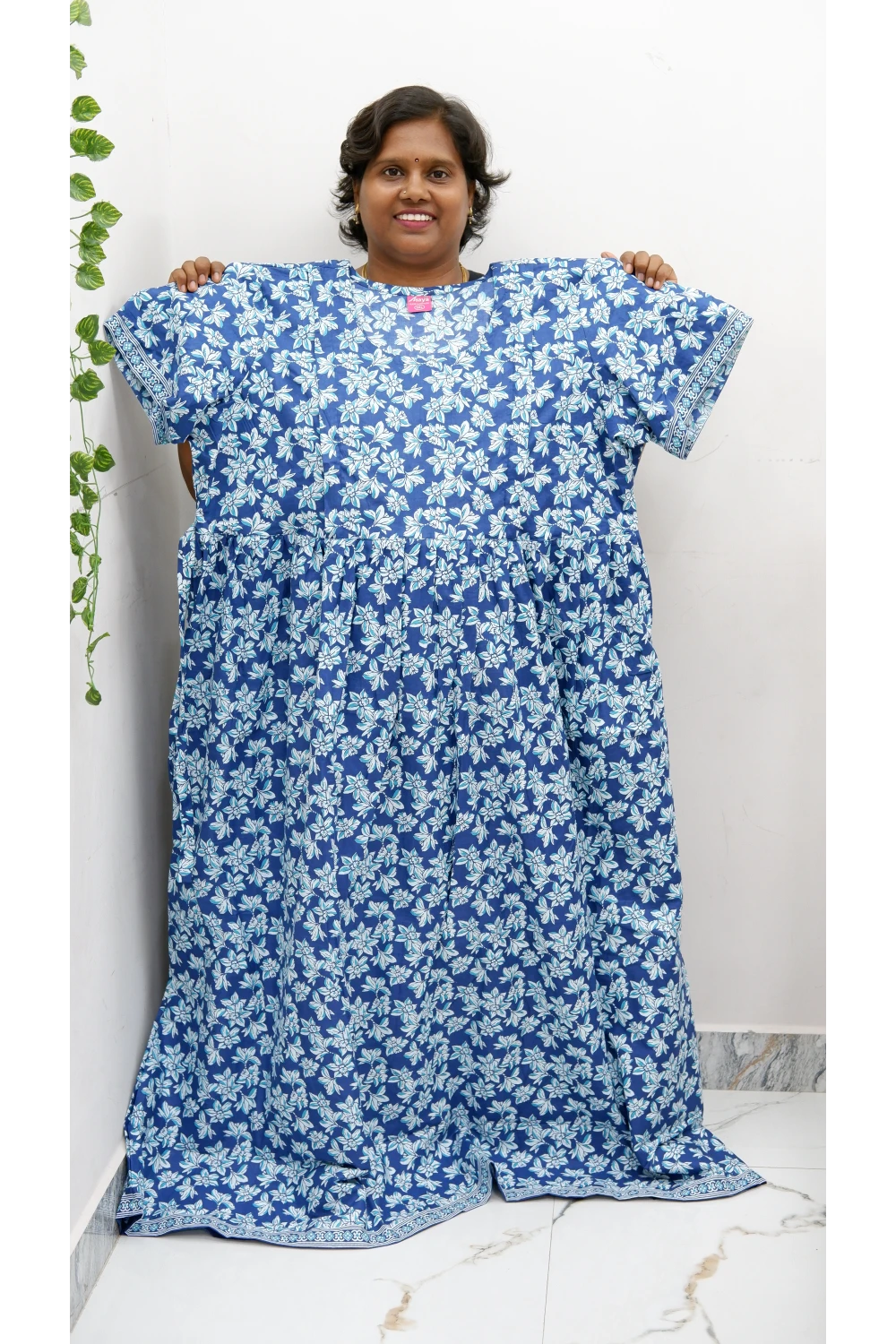 Comfort Fit Maternity Nighty – Side Zip Design