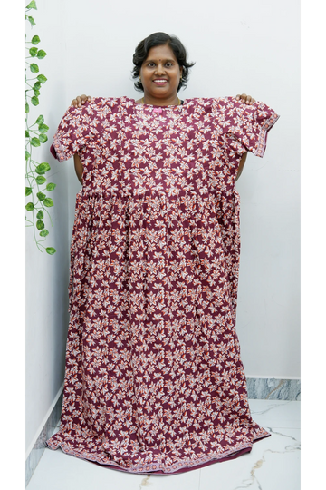 Comfort Fit Maternity Nighty – Side Zip Design