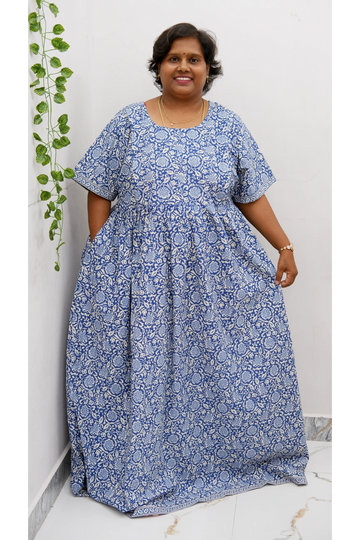 Comfort Fit Maternity Nighty – Side Zip Design