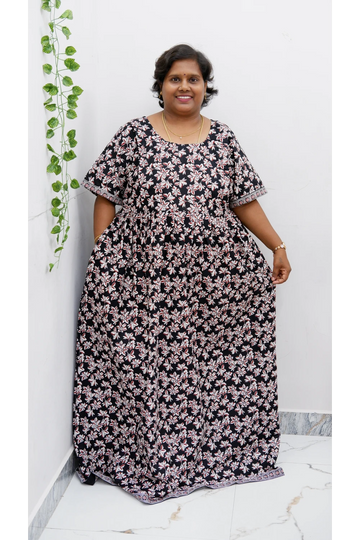 Comfort Fit Maternity Nighty – Side Zip Design