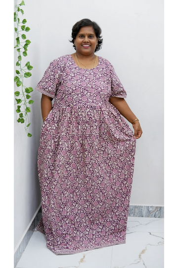 Comfort Fit Maternity Nighty – Side Zip Design