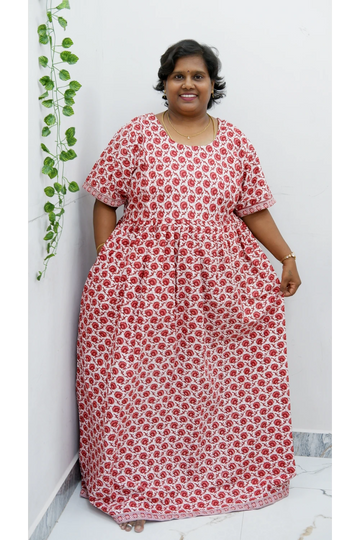 Comfort Fit Maternity Nighty – Side Zip Design