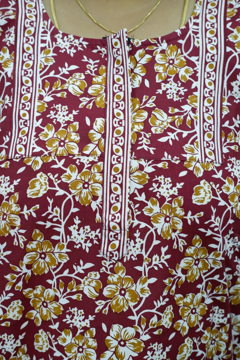 Elegant Zip Nighty – Jyothi Cotton Breeze