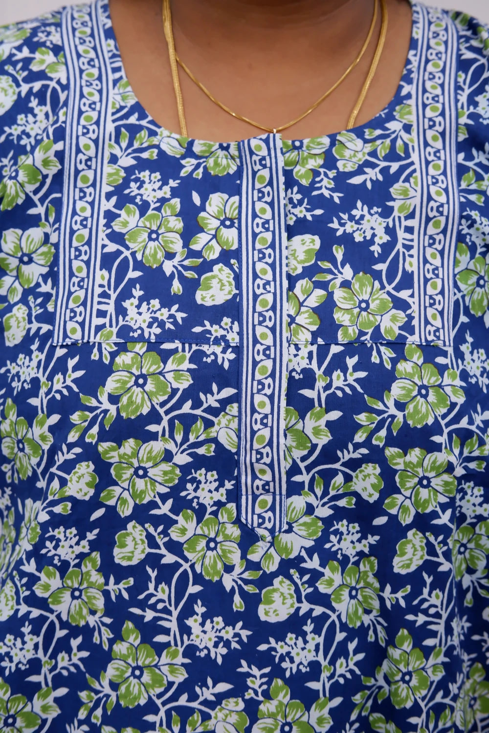 Elegant Zip Nighty – Jyothi Cotton Breeze
