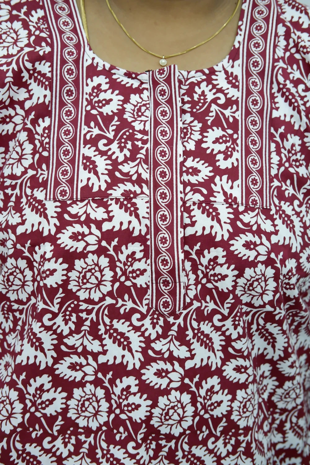 Elegant Zip Nighty – Jyothi Cotton Breeze