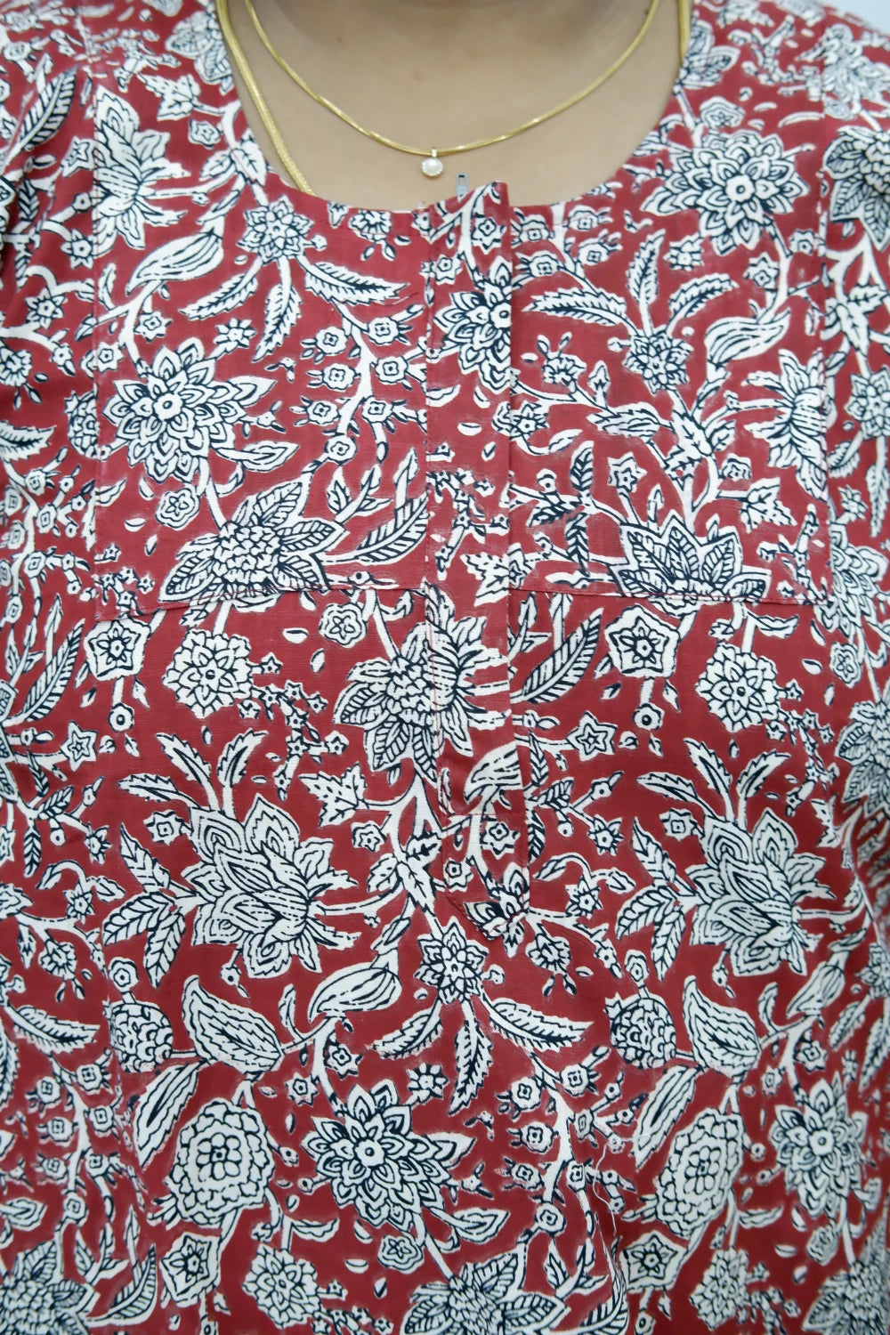 Elegant Zip Nighty – Jyothi Cotton Breeze