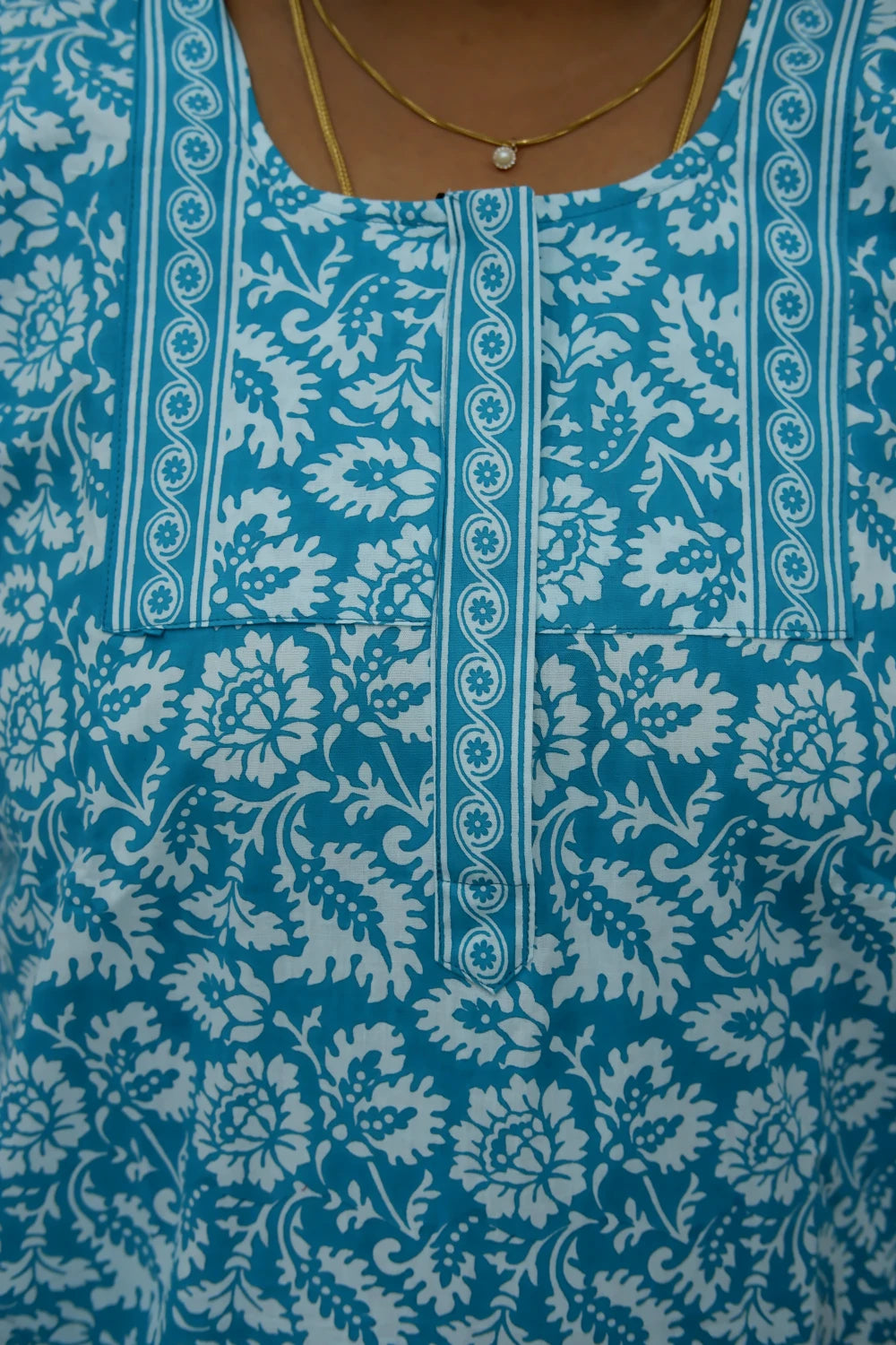 Elegant Zip Nighty – Jyothi Cotton Breeze