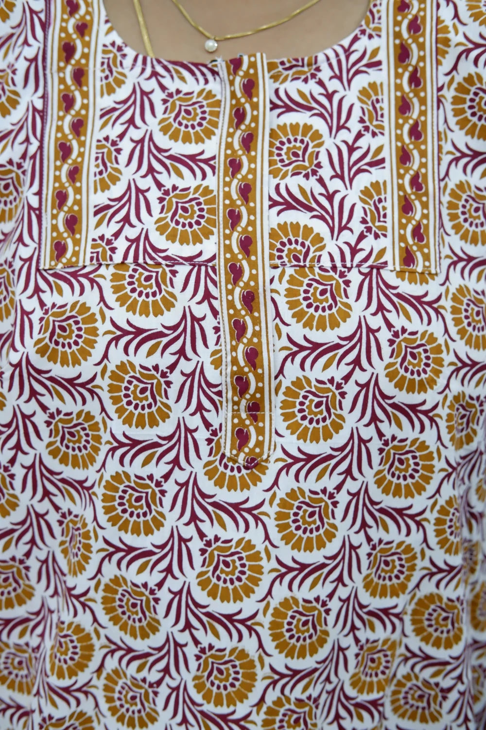 Elegant Zip Nighty – Jyothi Cotton Breeze