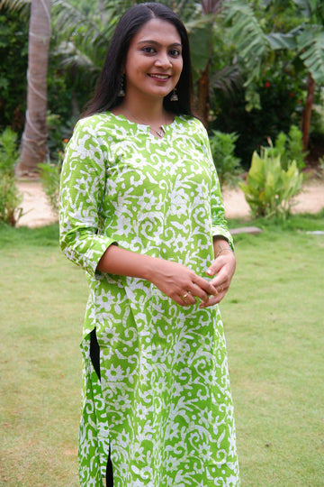 Batik Aura Cotton Kurti