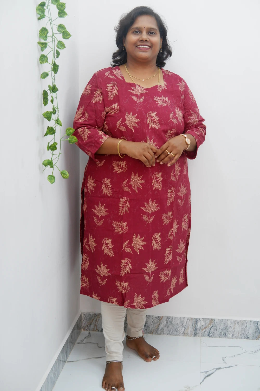 Casual Cotton Straight Kurti