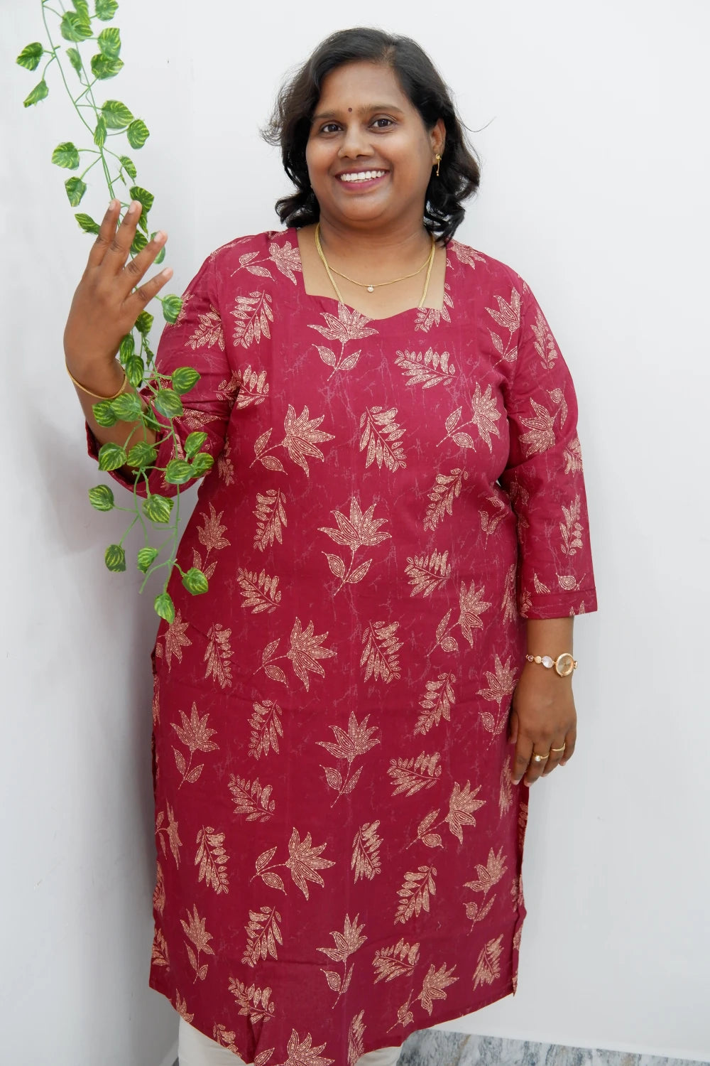 Casual Cotton Straight Kurti