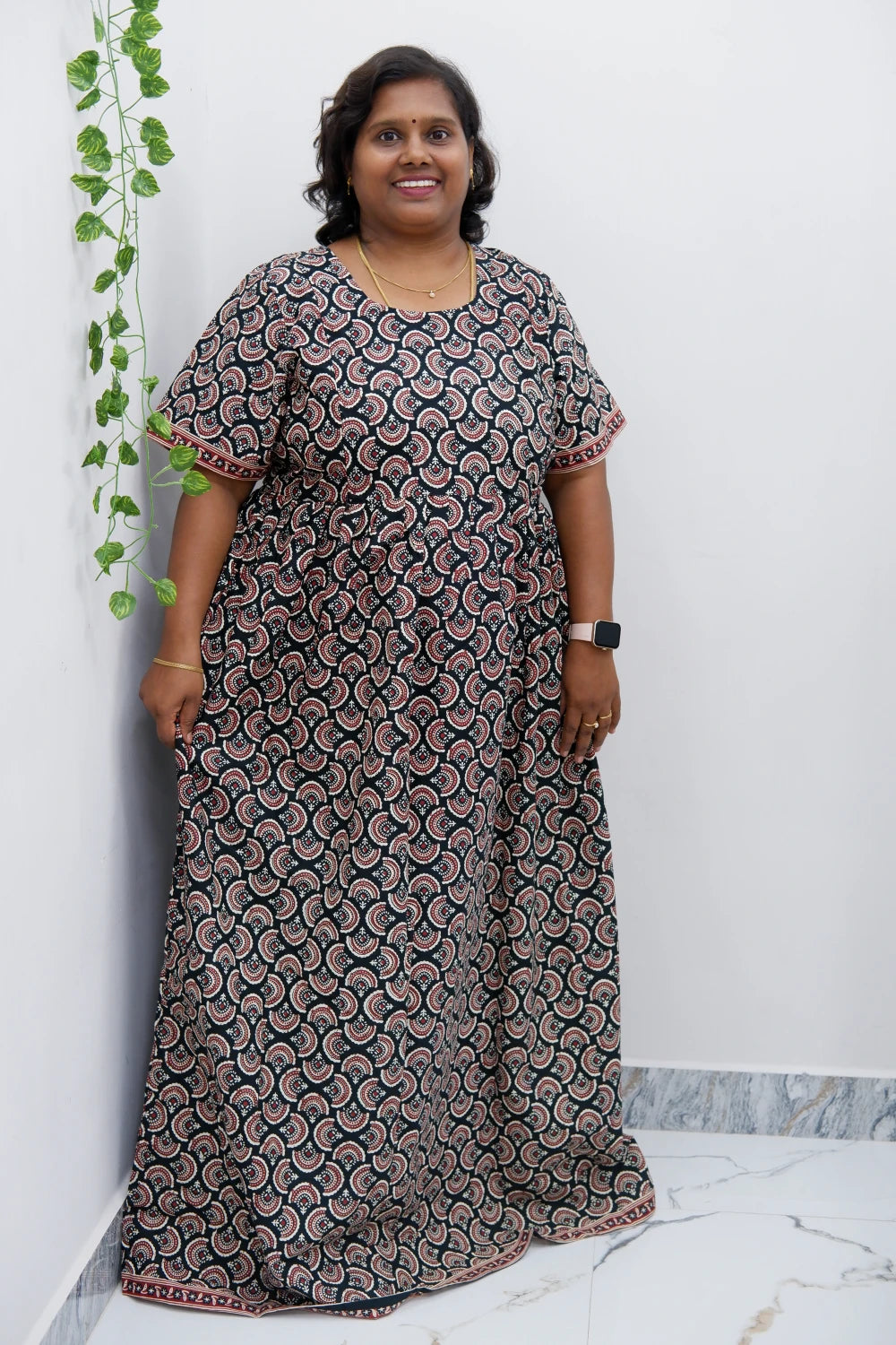 Comfort Fit Maternity Nighty – Side Zip Design