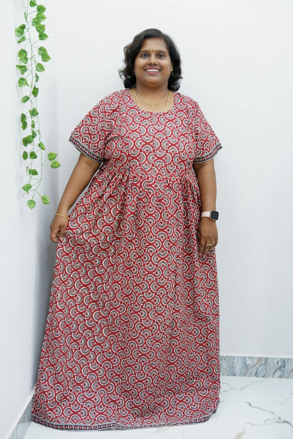 Comfort Fit Maternity Nighty – Side Zip Design