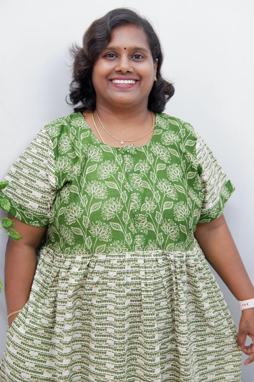 Frock Style Cotton Nighty – Soft & Flowing Fit