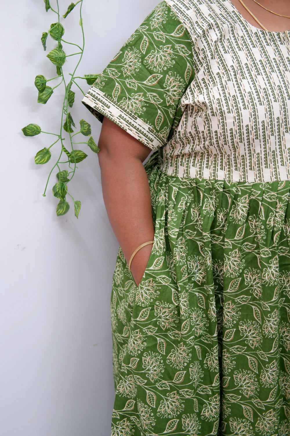 Frock Style Cotton Nighty – Soft & Flowing Fit