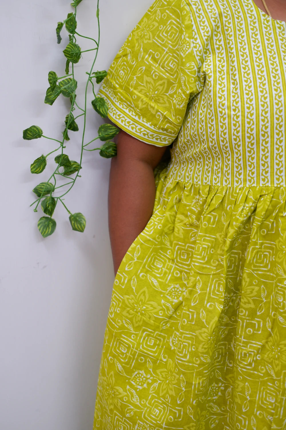 Frock Style Cotton Nighty – Soft & Flowing Fit