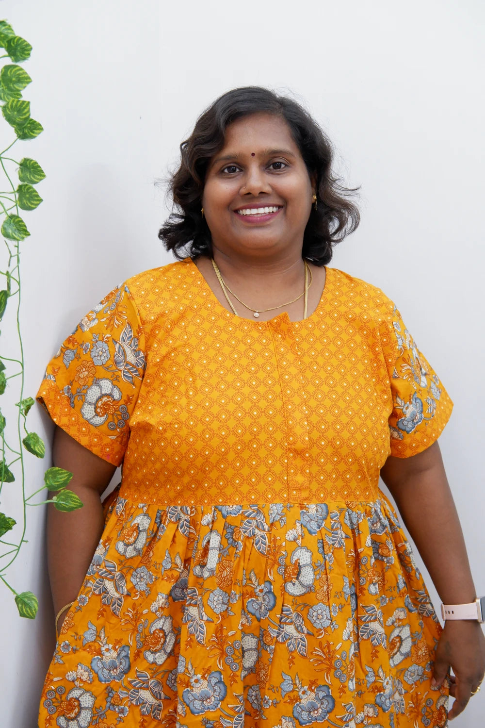 Frock Style Cotton Nighty – Soft & Flowing Fit