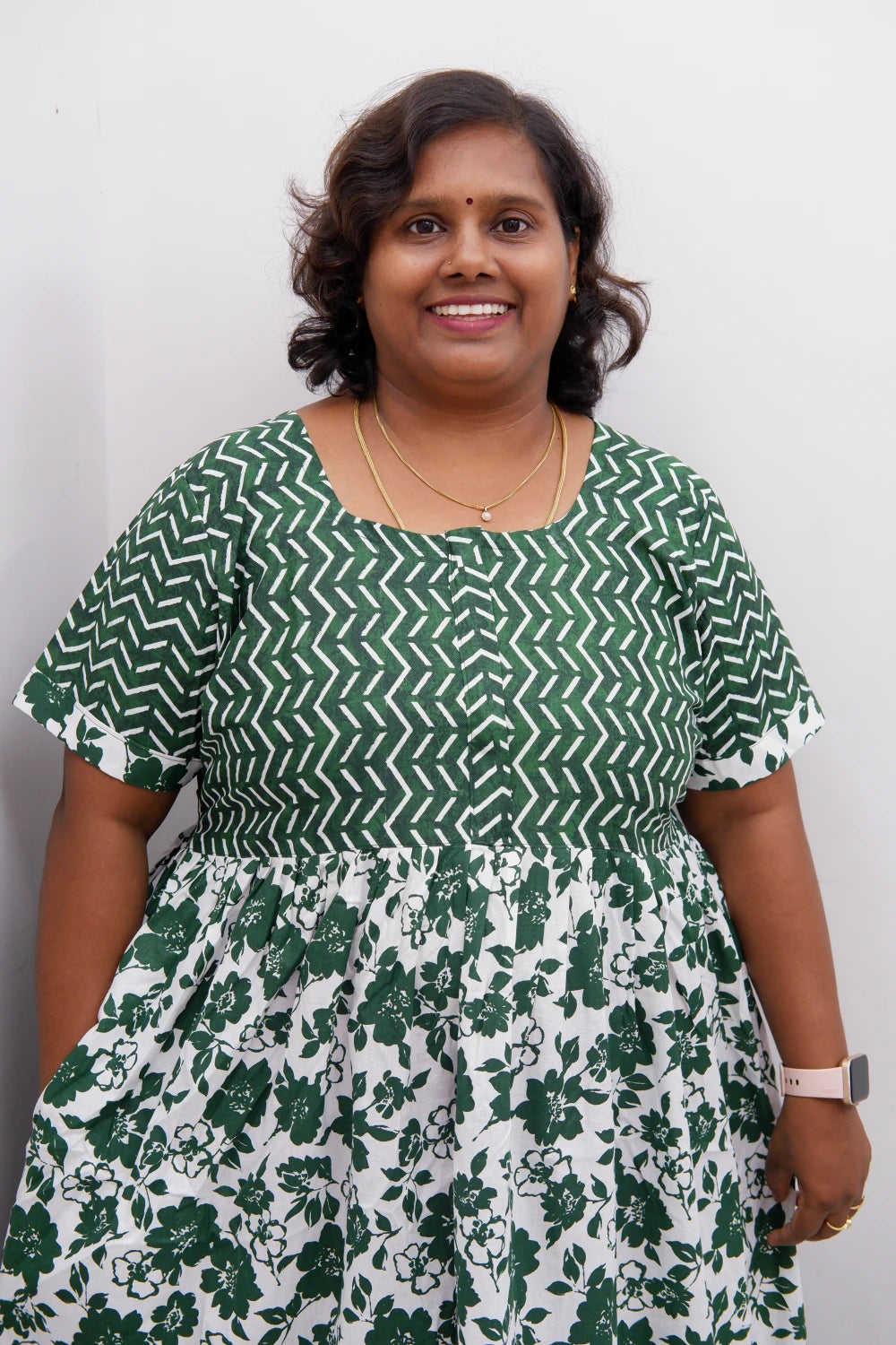 Frock Style Cotton Nighty – Soft & Flowing Fit