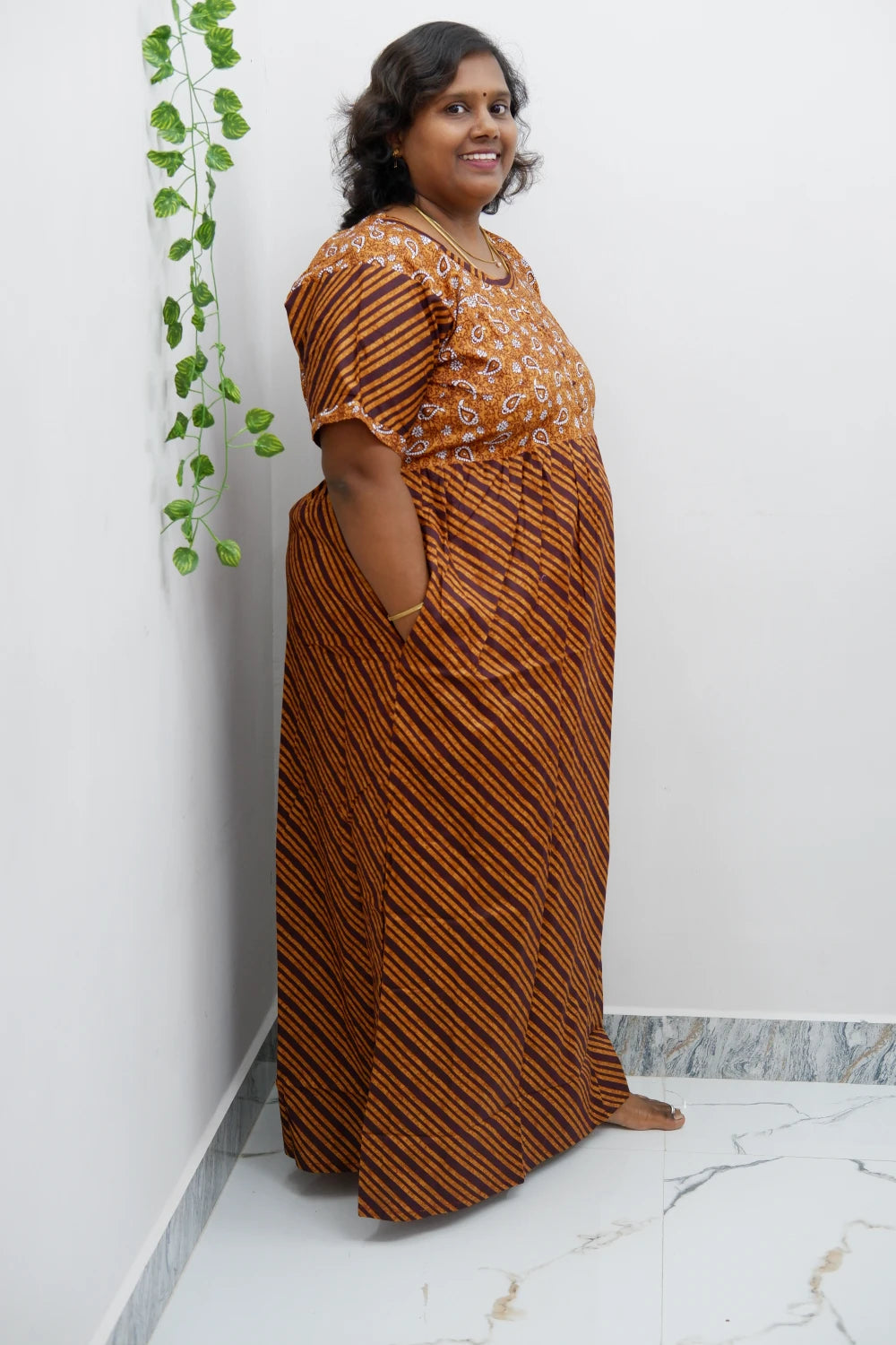 Lightweight Frock Style Cotton Nighty