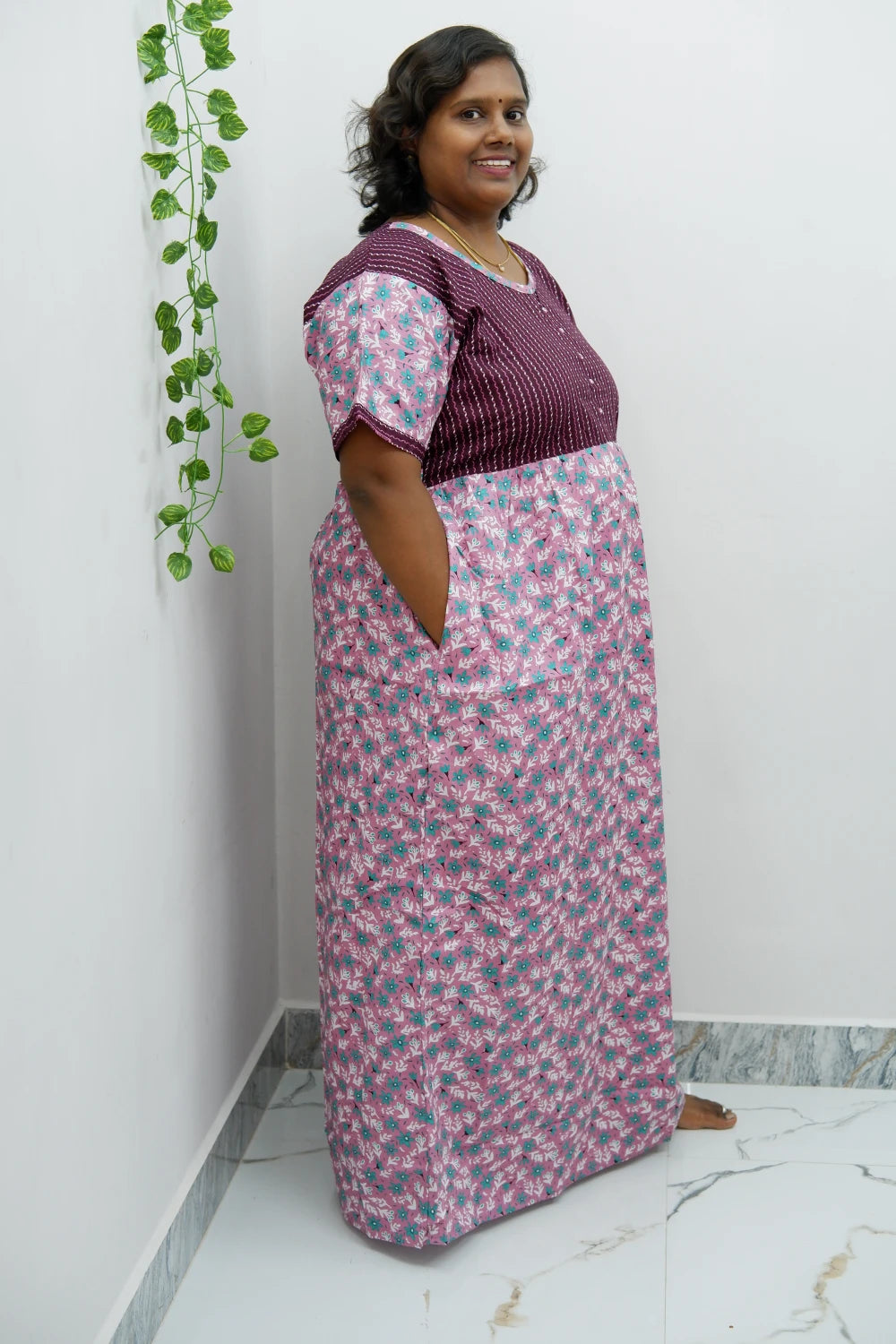Lightweight Frock Style Cotton Nighty