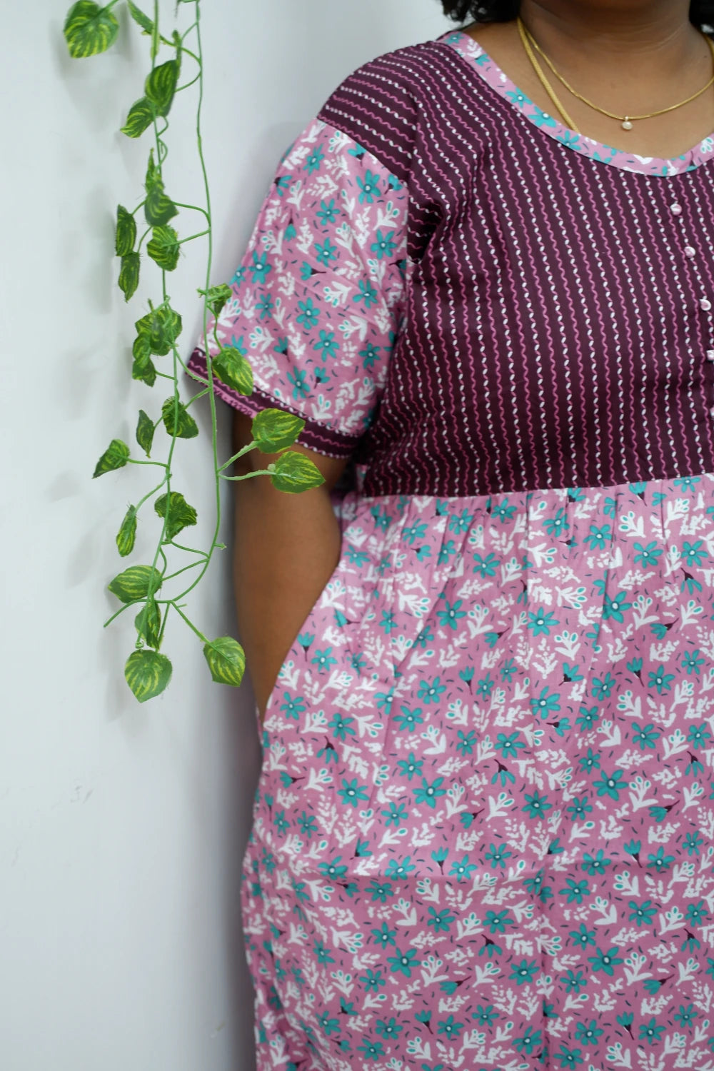 Lightweight Frock Style Cotton Nighty