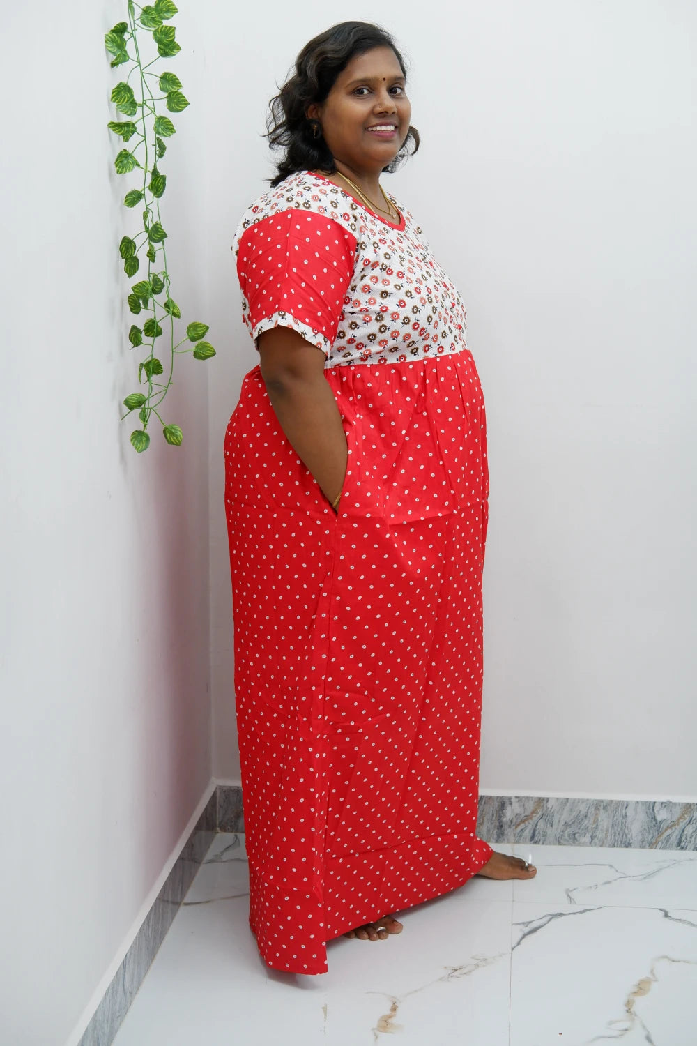 Lightweight Frock Style Cotton Nighty