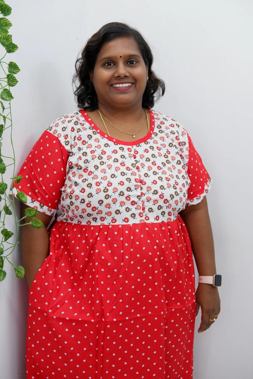 Lightweight Frock Style Cotton Nighty