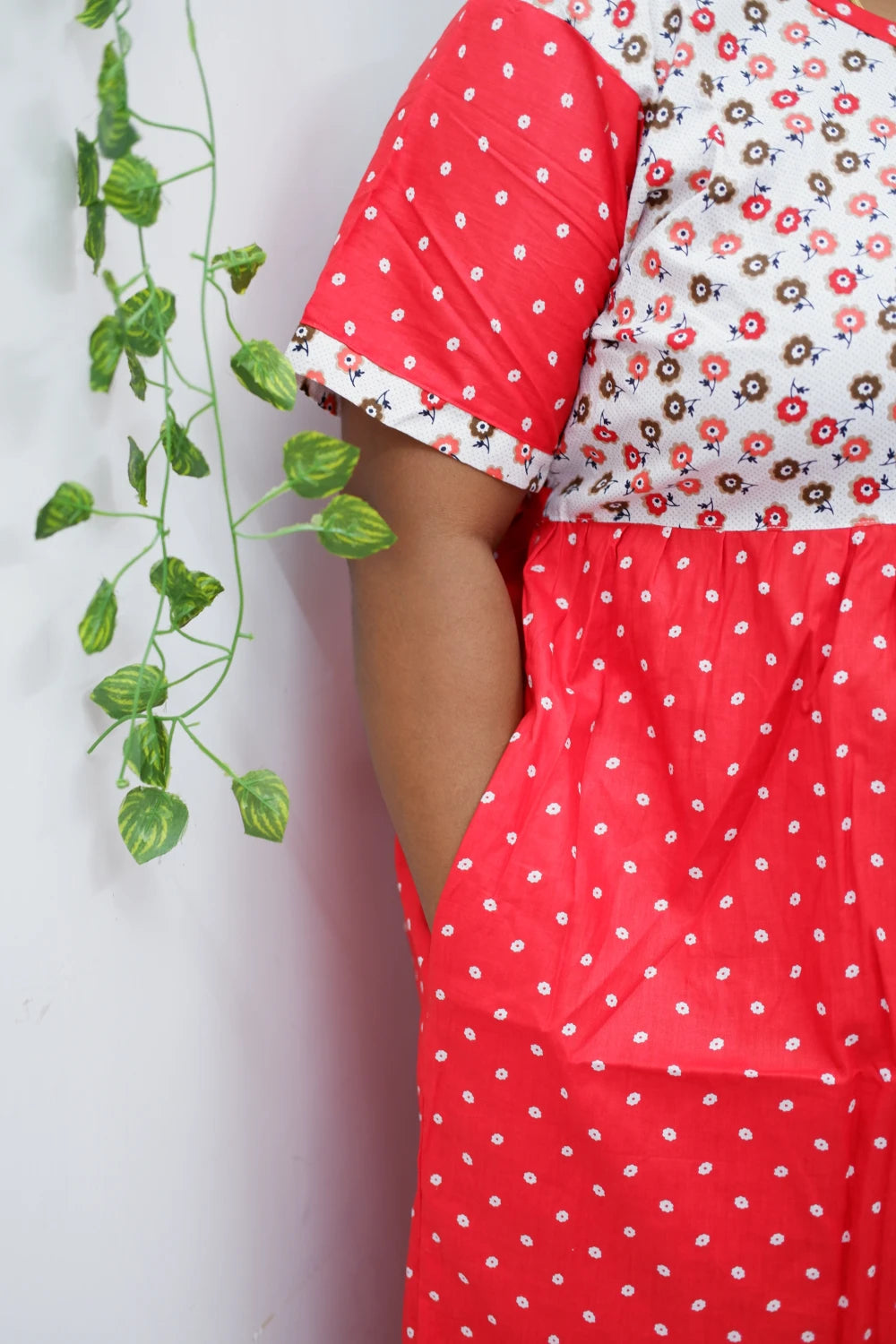 Lightweight Frock Style Cotton Nighty