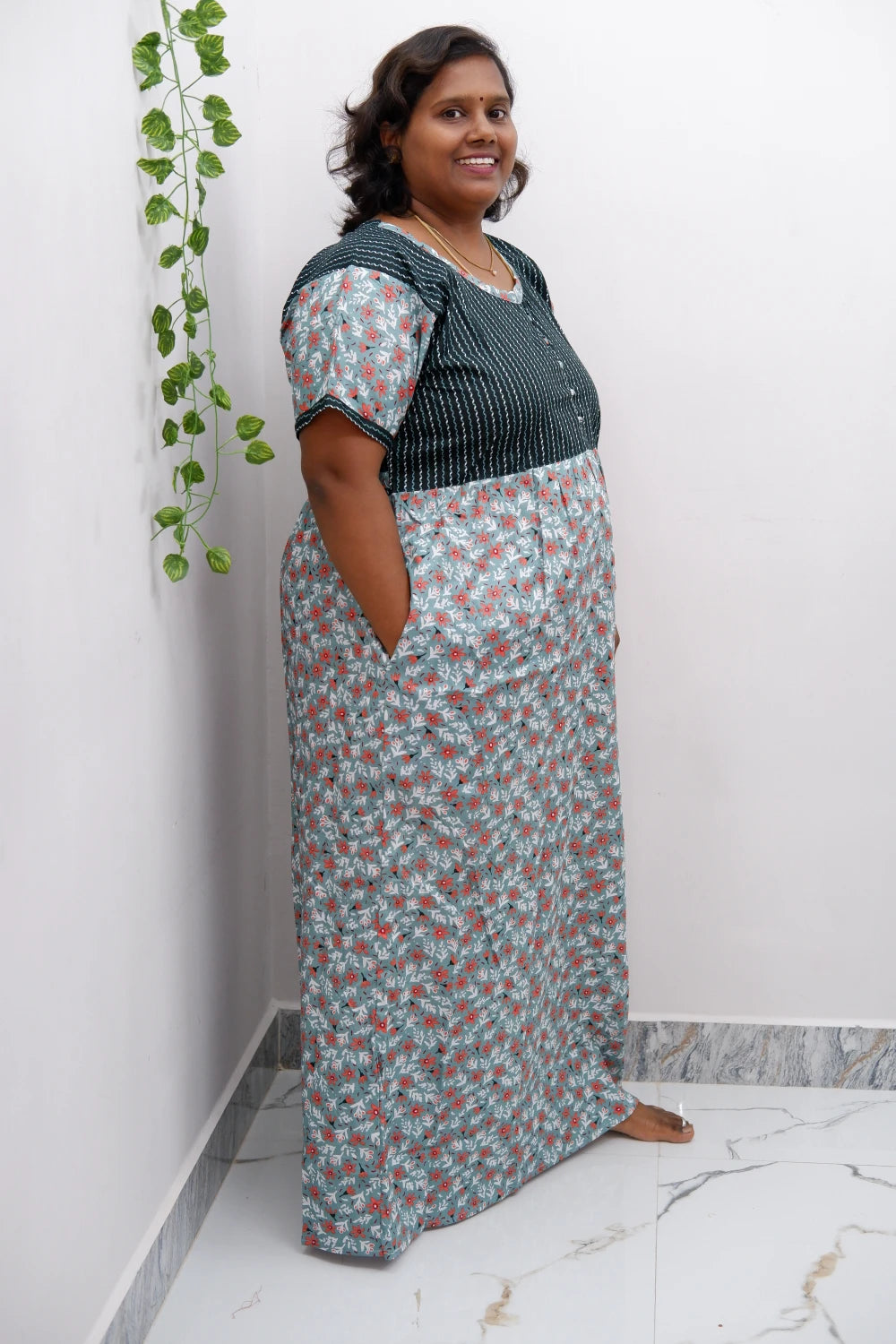 Lightweight Frock Style Cotton Nighty