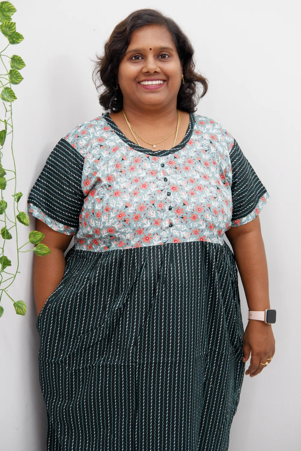Lightweight Frock Style Cotton Nighty