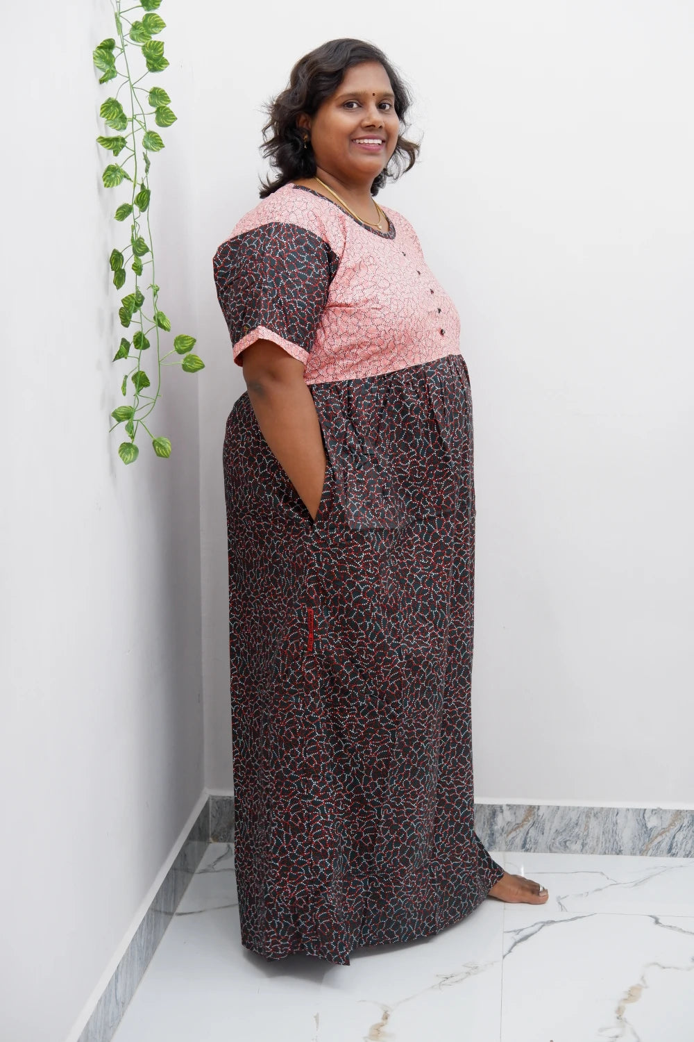 Lightweight Frock Style Cotton Nighty