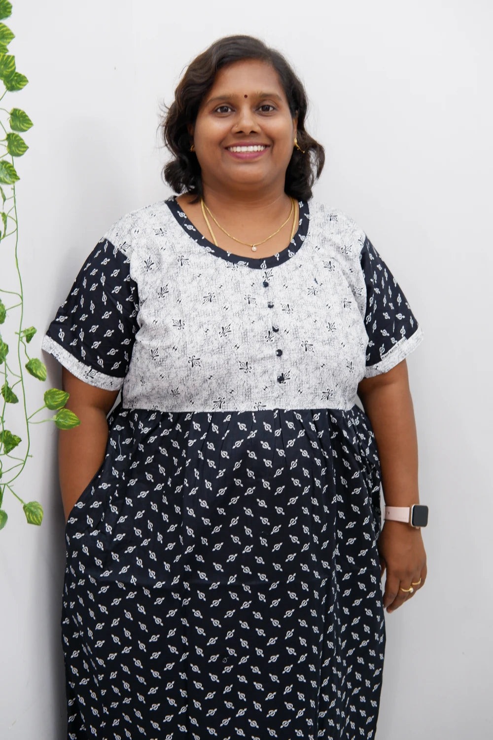 Lightweight Frock Style Cotton Nighty