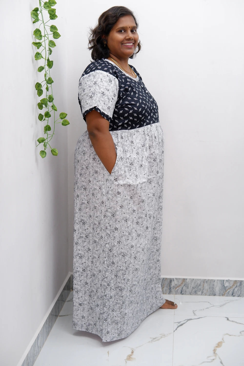 Lightweight Frock Style Cotton Nighty
