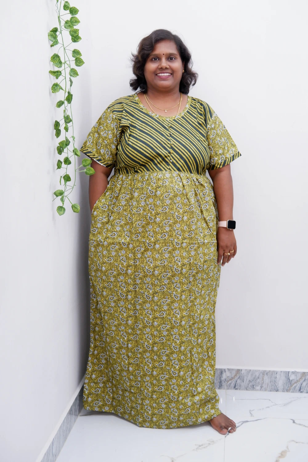 Lightweight Frock Style Cotton Nighty