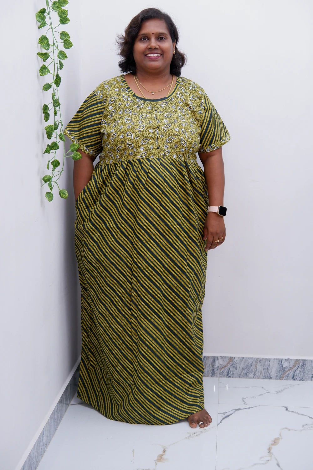 Lightweight Frock Style Cotton Nighty