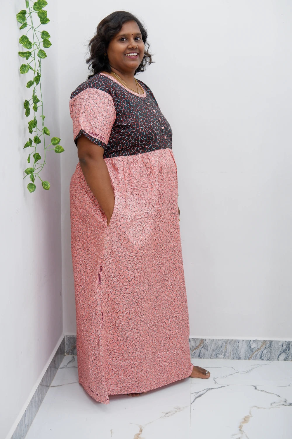 Lightweight Frock Style Cotton Nighty